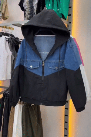 Black Denim Jacket For Women