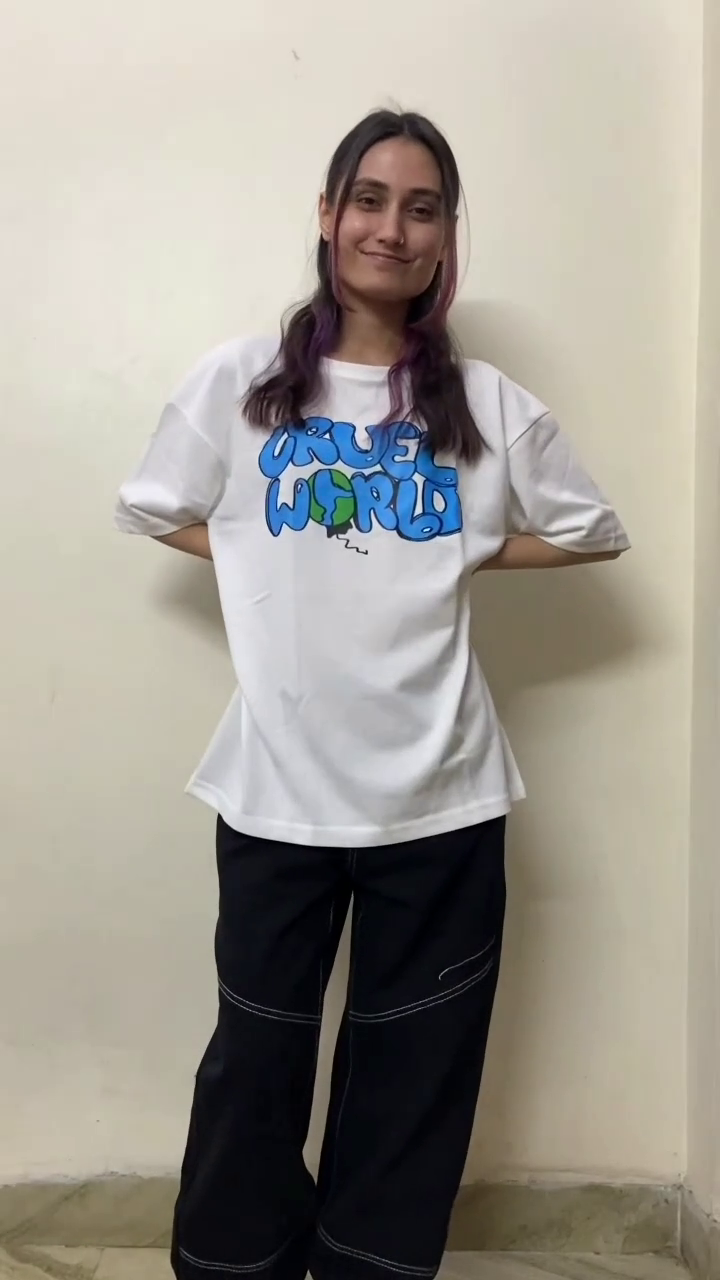 Women & Men Oversized Graphic Printed T-Shirt with Relaxed Fit for Streetwear and Everyday Casual Wear - Image 2