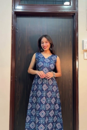 Printed Kurta Set with Coordinated Bottoms for Elegant Everyday and Festive Wear