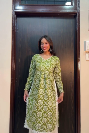 Trendy Kurta with Coordinated Bottoms for Elegant Everyday Wear