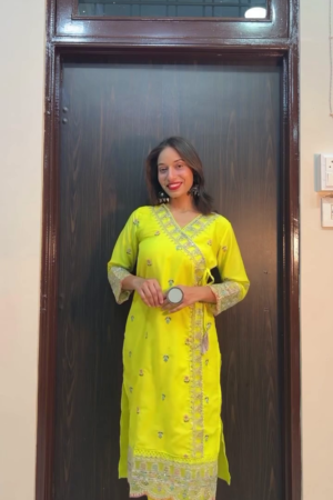 Embroidered Kurta Set with Coordinated Bottoms for Elegant Everyday Wear