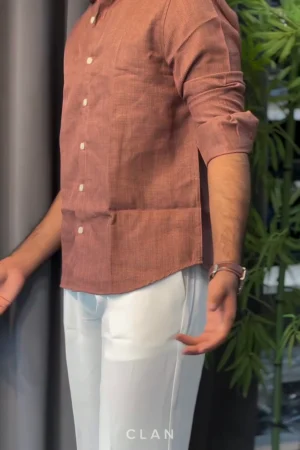 Men’s Premium Textured Cotton Shirt